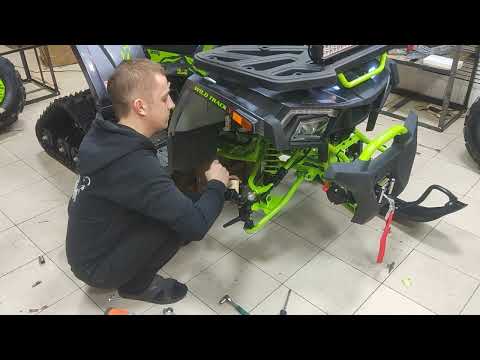 Видео: Зимний комплект для квадроциклов /надо глянуть