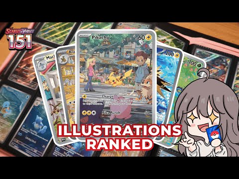 Видео: ВСЕ иллюстрации Pokémon 151 Rare Cards РЕЙТИНГОВЫЕ