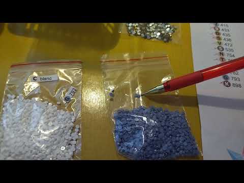 Видео: Алмазная мозаика "Котик"