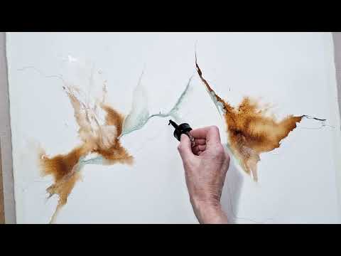 Видео: 😍 Веселый урок по абстрактной живописи акриловыми чернилами «Freestyle» #acrylicinks #acrylicabst...