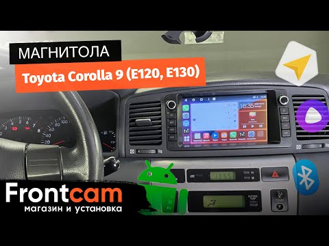 Видео: Магнитола Canbox M-Line 9863 для Toyota Corolla 9 (E120, E130) на ANDROID