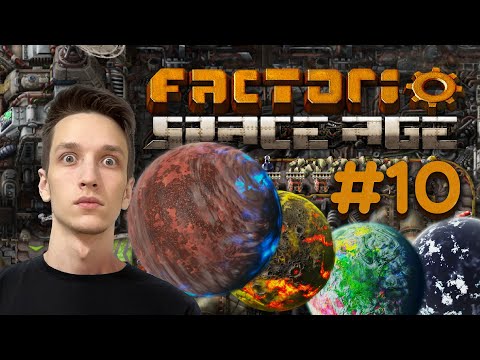 Видео: 🔴 Factorio: Space Age — платформа для путешествий, железо, ядерка.