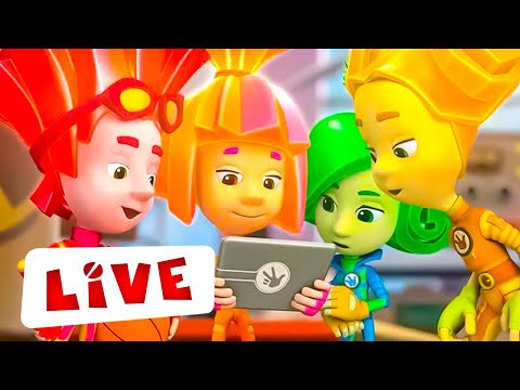 Видео: 🔴 LIVE ФИКСИКИ! 🎬 Суперсила фиксиков 🎬