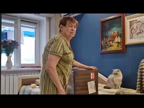 Видео: Як Кеша дербанила посылку з Амэрыкы! "ПрЫслалЫ усякого гiм нА, а шоколадку тикы одну!  От,жаднюгЫ! "