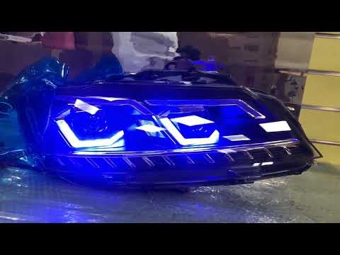 Видео: Фары комплект Full LED WV Passat B7 2012 2015 неоригинал 561 941 005 D, 561 941 006 D