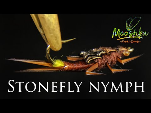 Видео: Нимфа Веснянки / Stonefly nymph