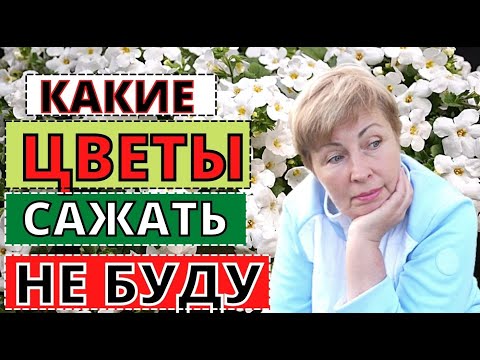 Видео: ЦВЕТЫ  в кашпо, сажать которые НЕ БУДУ в следующем сезоне