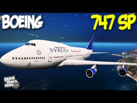 Видео: BOEING 747 SP (БОИНГ 747 SP) - ГТА 5 МОДЫ (GTA 5 MODS)