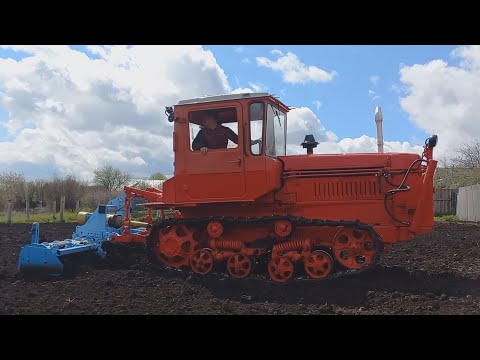 Видео: ДТ 75 с фрезой ЛЕМКЕН