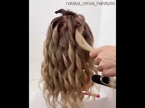 Видео: Голливудская волна на утюжок