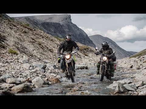 Видео: Honda CL400 В горы Заполярья. Offroad moto trip. , Honda CB400SS, Xingyue XY400