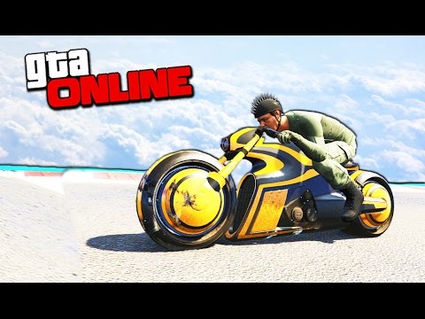Видео: СУМАСШЕДШИЕ ГОНКИ НА НЕОНОВОМ БАЙКЕ С БЕСКОНЕЧНЫМ ГЛАЙДОМ В GTA 5 ONLINE
