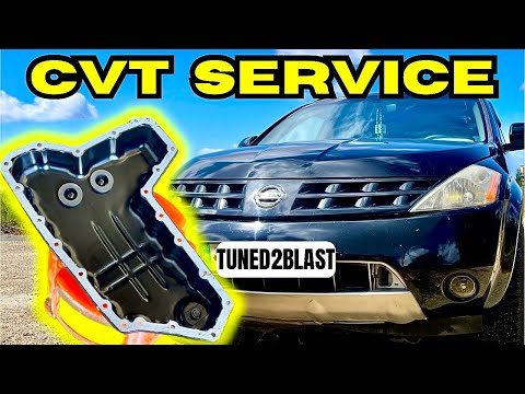 Видео: Замена трансмиссионной жидкости и масляного фильтра вариатора Nissan Murano 2004 года!