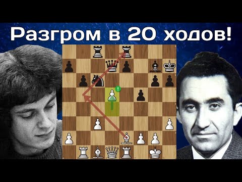 Видео: Нанн - Петросян: Разгром в Каро-Канн! Шахматы