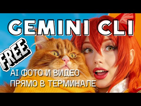 Видео: GOOGLE GEMINI CLI: генерируем фото и видео прямо из командной строки