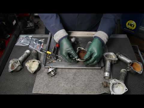 Видео: Проверка и ремонт корпуса термостата и водяного насоса на старых автомобилях Mercedes
