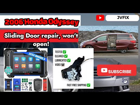 Видео: Как устранить и диагностировать неработоспособность раздвижной двери на Honda Odyssey 2005-2012 гг.