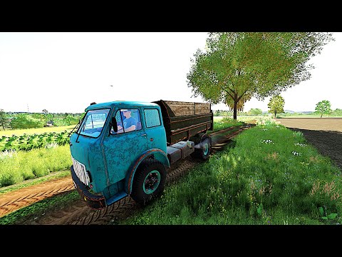 Видео: Farming Simulator 22 Старый Маз Доставка компоста в фруктовые сады