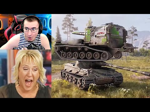 Видео: СМЕШНОЙ World of Tanks ПРИКОЛЫ и БАГИ в WoT #132​​ - РЕАКЦИЯ БЛАДИ
