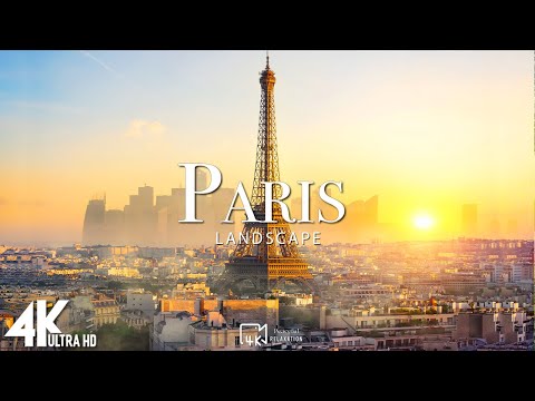 Видео: Париж, Франция 4K - расслабляющая музыка вместе с красивыми видеороликами (4K Video Ultra HD)