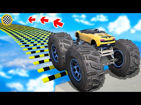 Видео: СМОЖЕТ ЛИ МОНСТР ТРАК ПРОЕХАТЬ ПО ЛЕЖАЧИМ ПОЛИЦЕЙСКИМ В ГТА 5 ? - ЭКСПЕРИМЕНТ В GTA 5