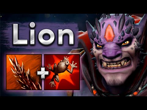 Видео: Саппорт Лион это всегда много контроля! - Lion 7.34 DOTA 2