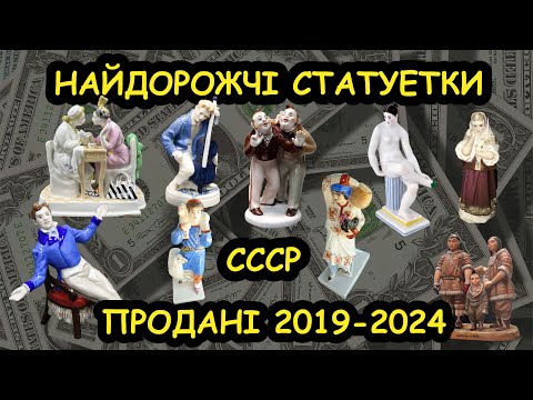 Видео: Топ 20 Порцелянових статуеток СССР проданих на аукціоні VIOLITI 2019-2024