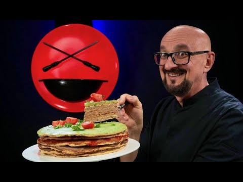 Видео: Закусочный Торт Наполеон! Крем - Паштет Из Печени!