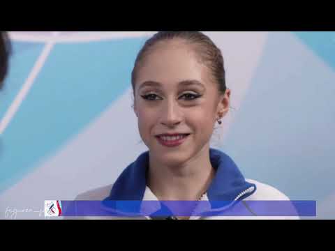 Видео: Интервью с Алиной Загитовой после произвольных программ у женщин на Гран-при в Санкт-Петербурге