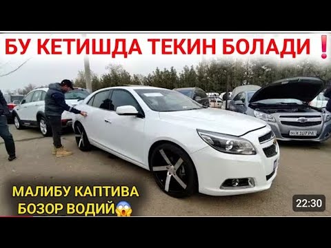 Видео: БУ КЕТИШДА ТЕКН БОПКЕТАДИ МАЛИБУ КАПТИВА НАРХЛАРИ АНДИЖОН МАШИНА БОЗОРИ 