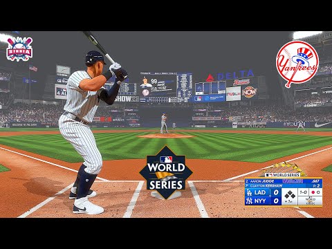 Видео: MLB The Show 23 «Нью-Йорк Янкиз» против «Лос-Анджелес Доджерс» | Финал Мировой серии 2024 | Геймп...