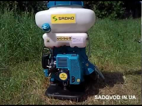 Видео: Опрыскиватель Sadko GMD-4214 (2,0 л.с.) обзор