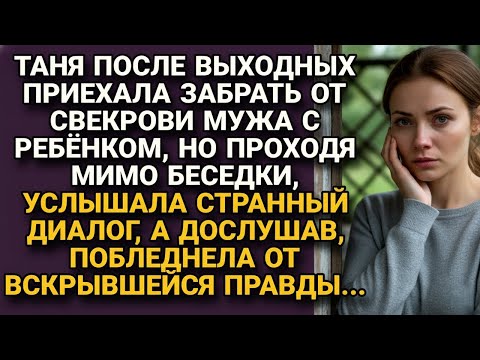 Видео: Приехав к свекрови за детьми, подслушала у беседки странный разговор...