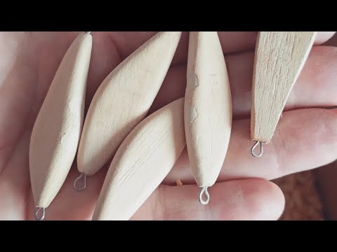 Видео: Девушка делает красивые воблеры и живет в деревне. Форма, огрузка, петли