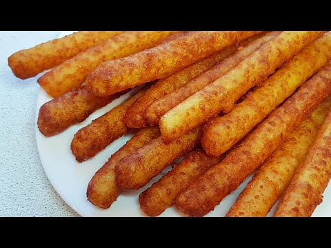 Видео: Хрустящие СЫРНО-КАРТОФЕЛЬНЫЕ палочки. Легкий и вкусный рецепт