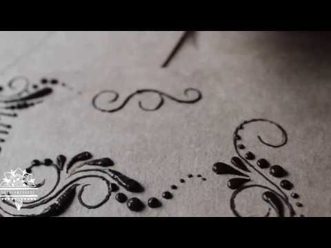 Видео: 4 day henna tutorial ( Как рисовать капли с лианами мехенди на руке )