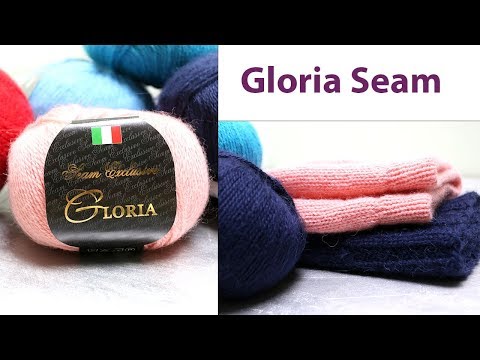 Видео: Gloria Seam 🦋Пряжа пух беби альпаки.