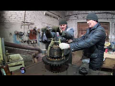 Видео: Разборка и дефектовка моста К-701М. Ночной выезд на расчистку снега (дня им не было).