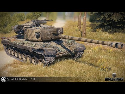 Видео: Бой на т30 6500 урона