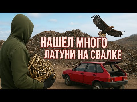 Видео: Нашёл залежи латуни на свалке! Цветмет, алюминий и крутые находки.