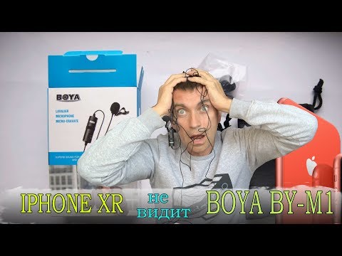 Видео: Айфон XR не видит Микрофон Boya BY-M1    Что делать