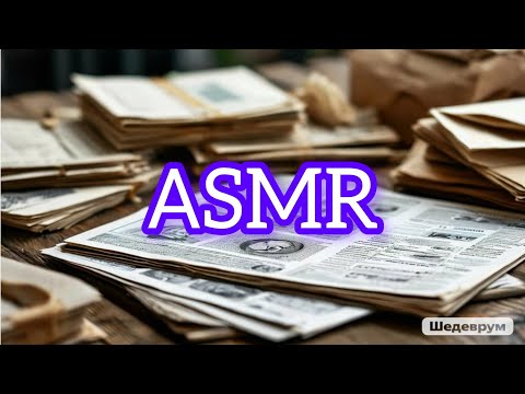 Видео: ASMR🍇🍇🍇Журнальный столик .Бумажные тригеры. Шелест страниц старых журналов.