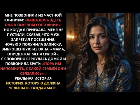 Видео: Муж моей дочери запер ее в элитной клинике, запретив мне вход, и я сделала один-единственный звонок…