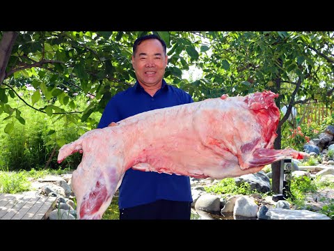 Видео: Самый вкусный суп из ягнёнка! Половина ягнёнка, томлённого до совершенства! | Дядя Сельский Гурман