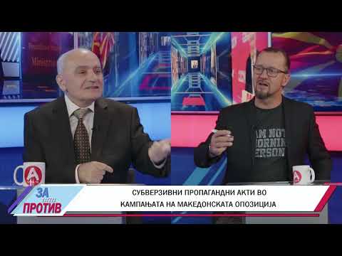 Видео: ЗА ИЛИ ПРОТИВ (14.10.20252) ГОСТИН: ЉУБОМИР ЃУРЧЕСКИ – БЕЗБЕДНОСЕН ЕКСПЕРТ