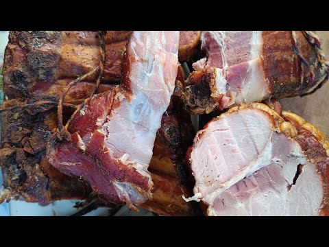 Видео: Накоптили мяса. Дегустация вместе с соседями. Отчёт. Критика. Все честно. #рецепт 