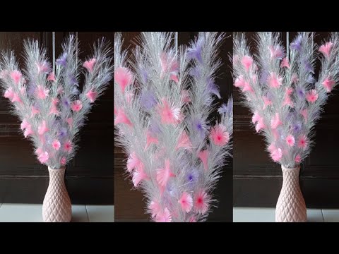 Видео: Цветы DIY Атласные и Металлические ленты || Атласные Ленты Цветок