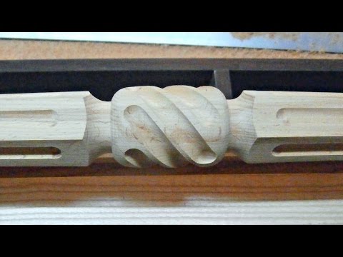 Видео: Витые балясины (каннелюр). Часть 3. The milling machine for wood. Part 3.