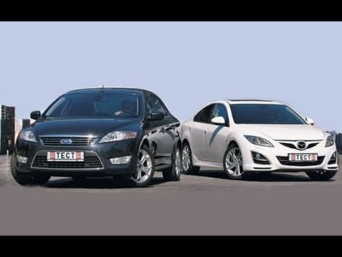 Видео: Mazda 6 & Ford Mondeo - Тест-Драйв