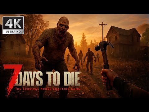 Видео: Путь новичка / 8 -? День  ➤ 7 Days to Die ➤ 4K/60fps ➤ Прохождение 3